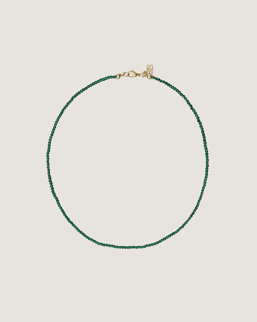 Glitter Necklace (forest green)