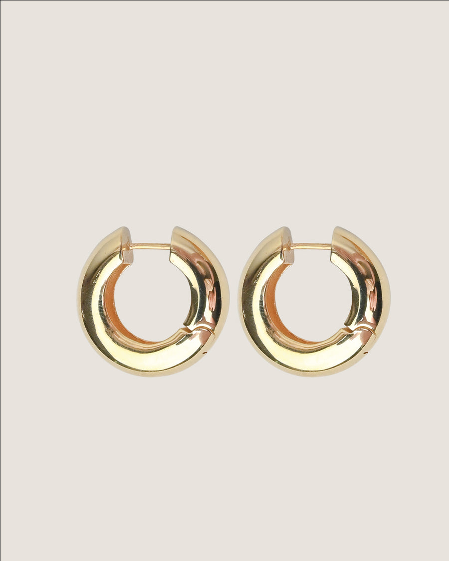 Bold Hoops small gold