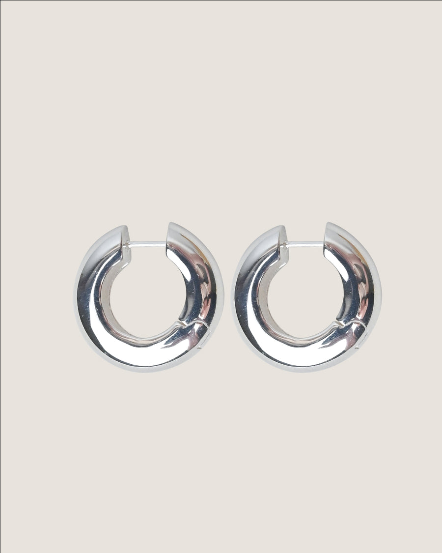 Bold Hoops small silber