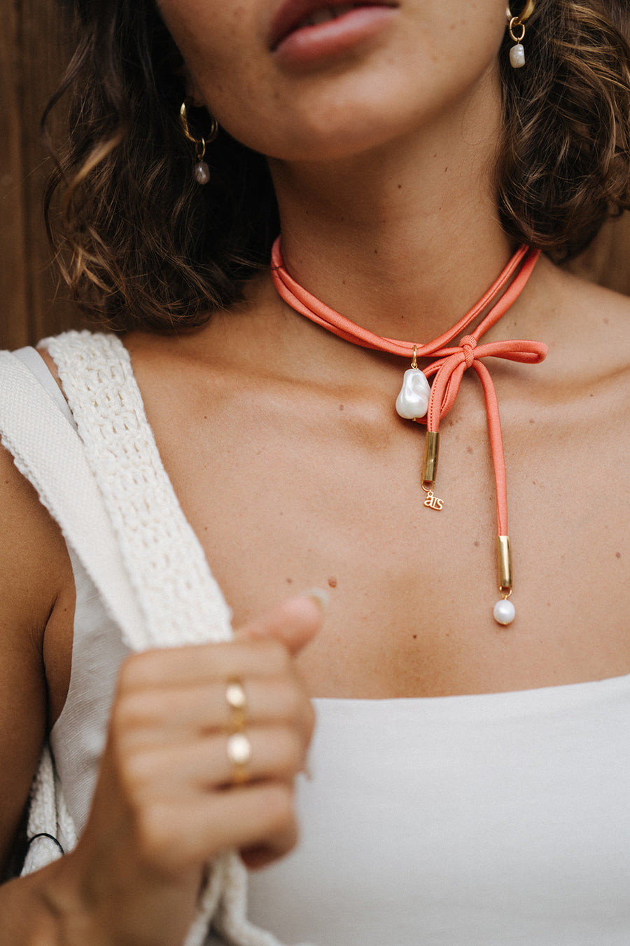 Mermaid Necklace (coral)