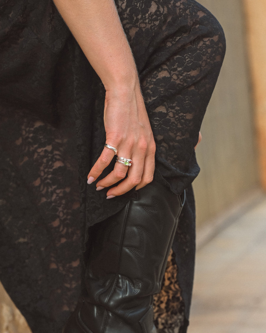 Radiance Ring Peridot silber