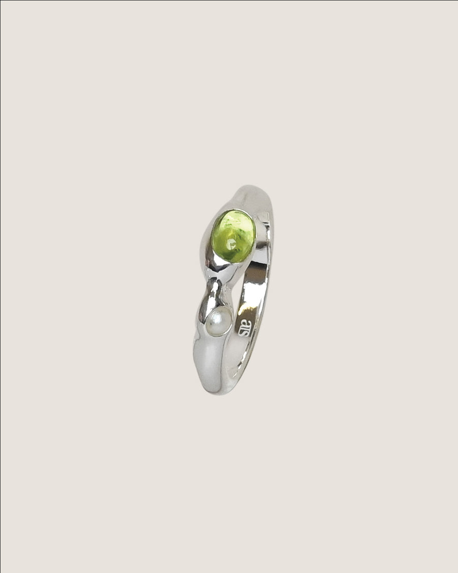 Radiance Ring Peridot silber