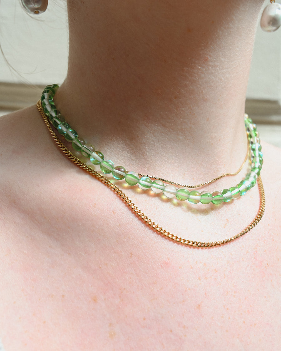 Glassy Necklace green