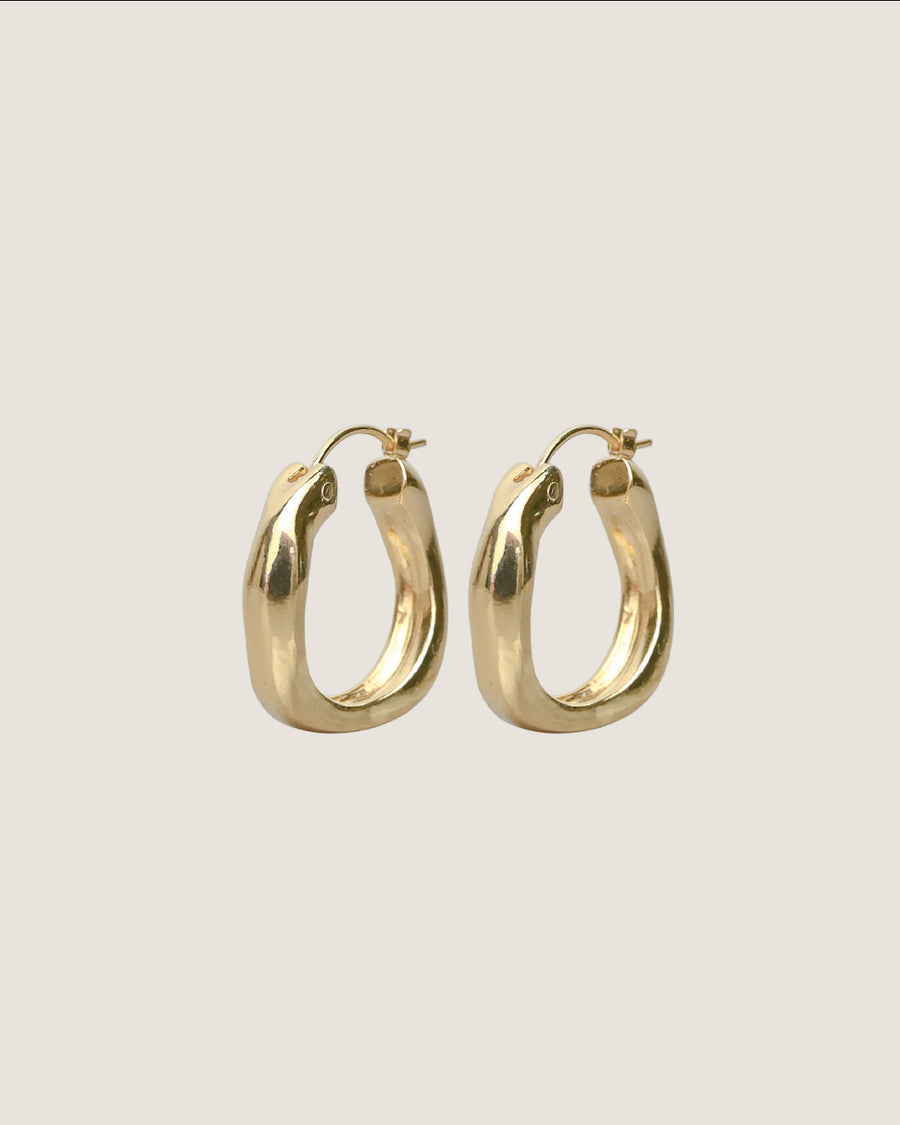 Flow Earring gold